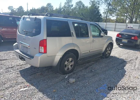 2007 Nissan Pathfinder Se z USA, uszkodzony, nr VIN 5N1AR18U87C630604